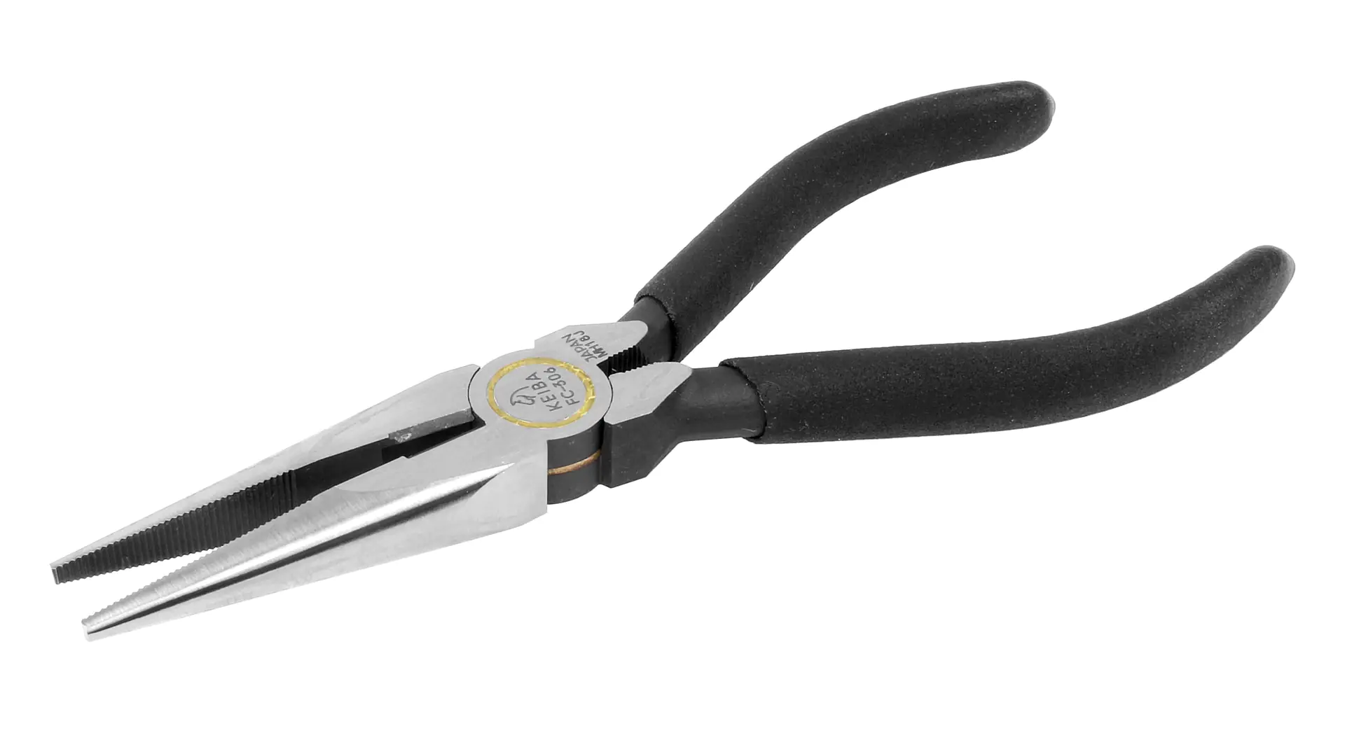 Pince Coupante à Bec Fin Manche avec Revêtement en Plastique Longueur Totale 163 mm Série Haute Qualité KEIBA