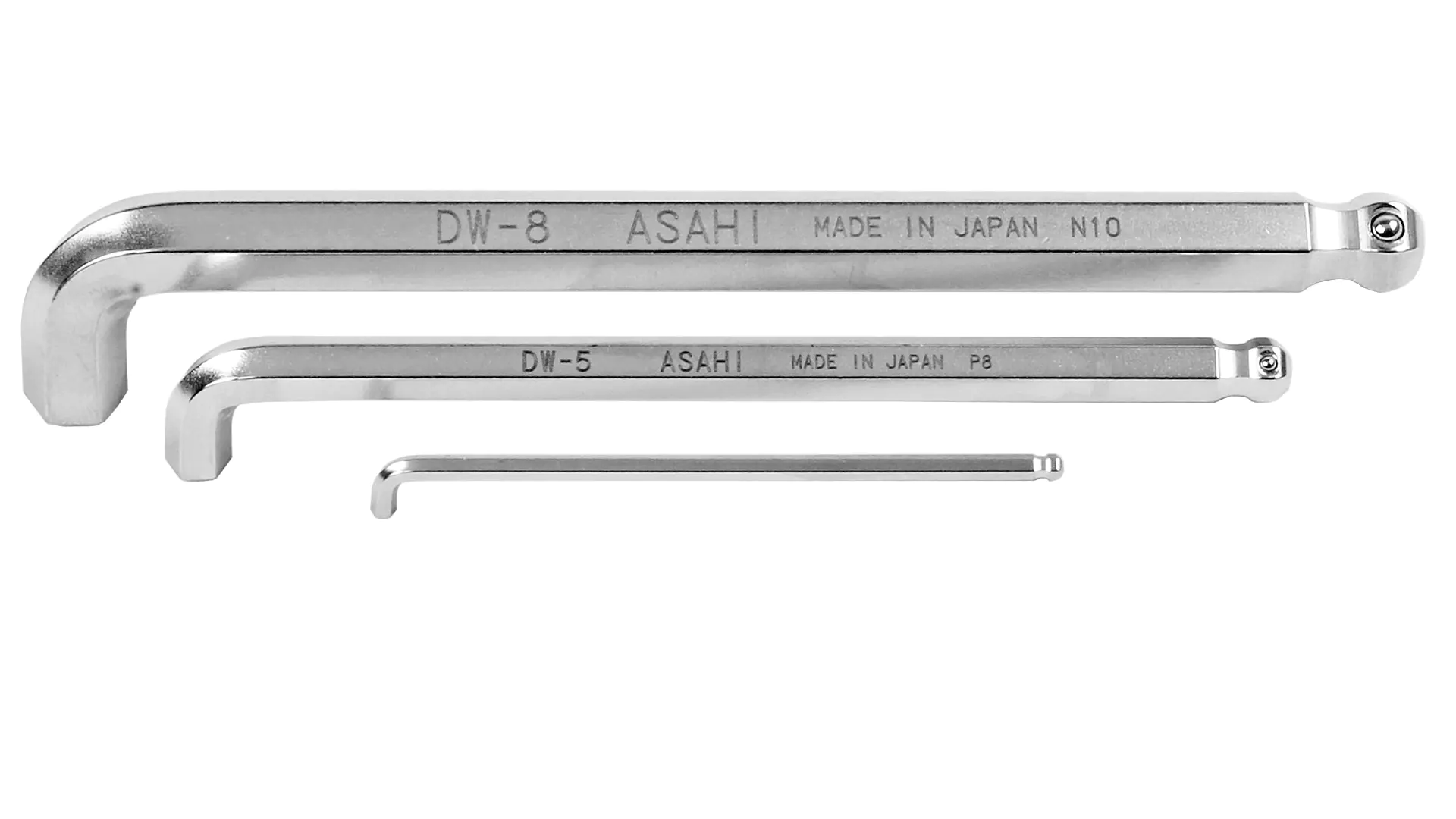 ASAHI clé coudée courte avec bras extra court et fonction de maintien des vis ASAHI clé coudée courte avec bras extra court et fonction de maintien des vis