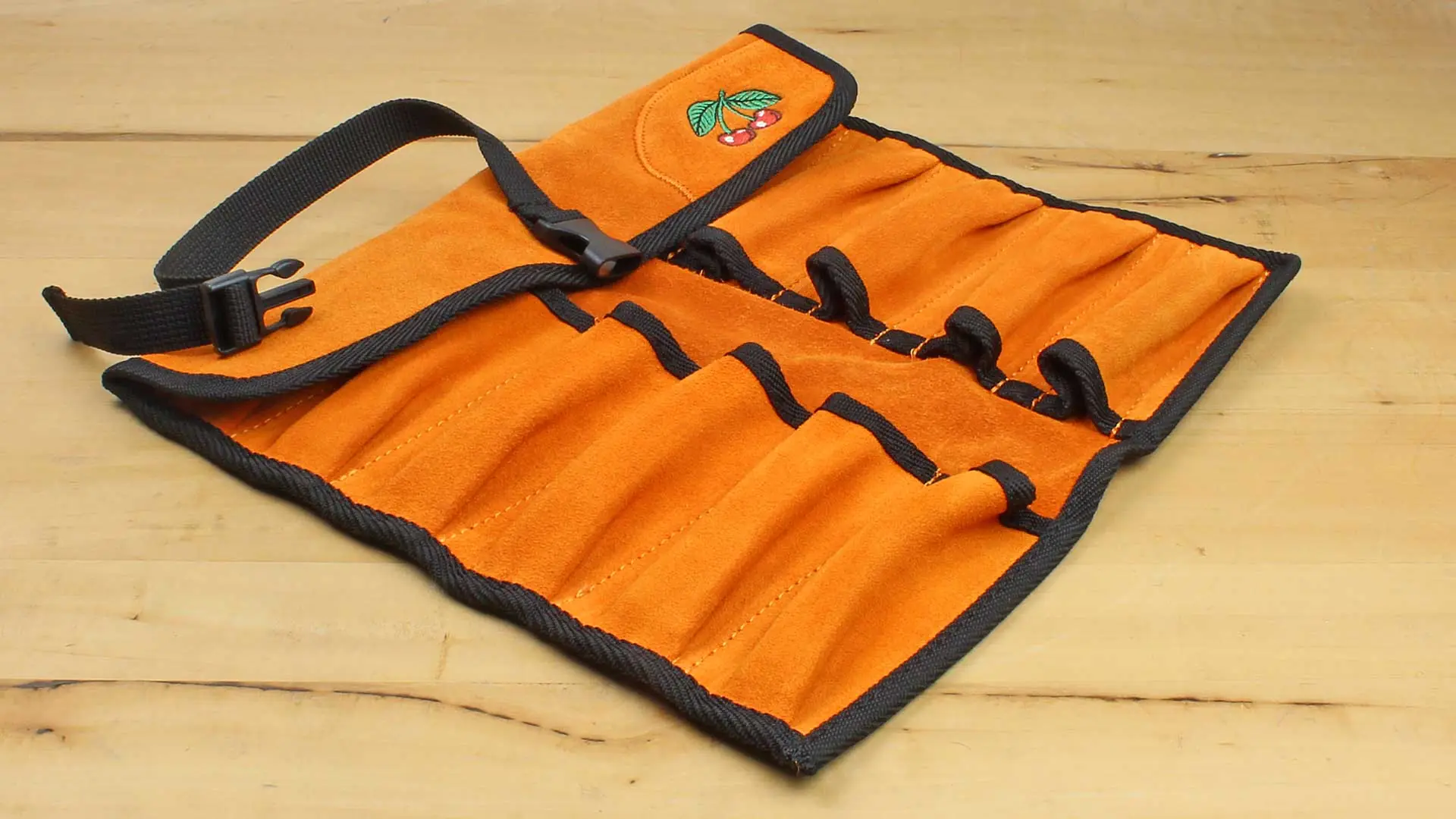 Rouleau d'Outils en Cuir avec Poches en Cuir pour 12 Outils TWO CHERRIES