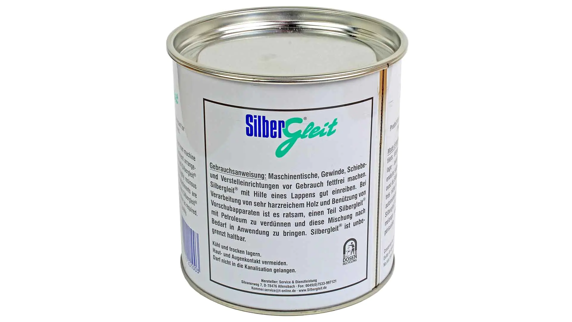 Silbergleit, Lubrifiant Sec pour Machines à Bois, 1000 ml