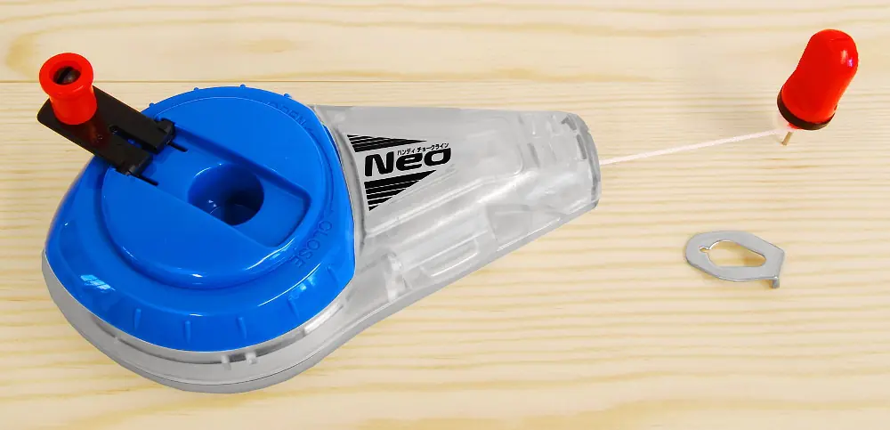 Fil de Marquage à la Craie avec Rembobinage à la Main Corde Epaisse SHINWA Fil de Marquage à la Craie avec Rembobinage à la Main Corde Epaisse SHINWA