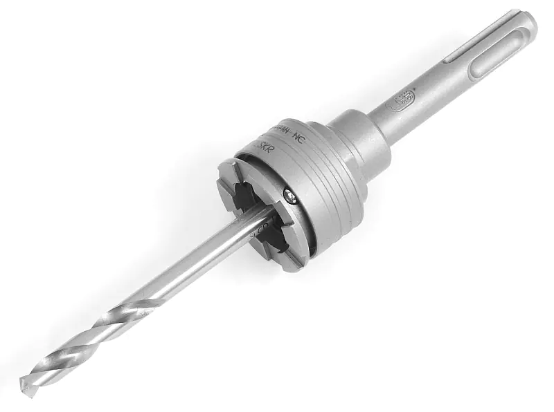 Queue SDS-Plus avec Foret Central et Goupille d'Éjection de Mandrin pour Fraises à Plaquettes S-Lock 20-65 mm MIYANAGA