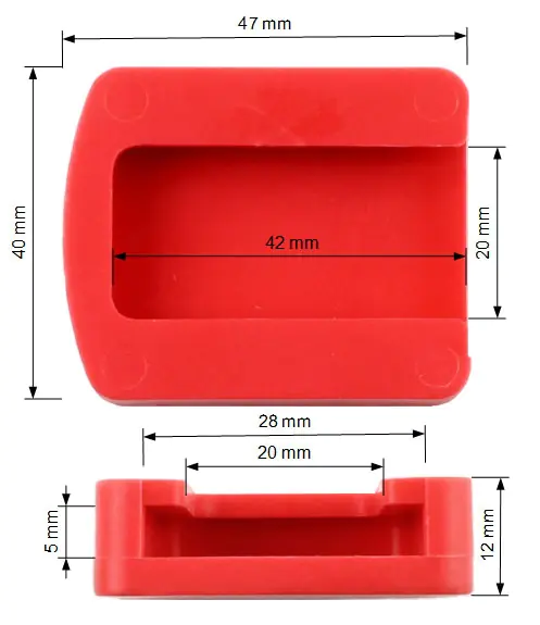 Capuchon de Pression Souple pour Serre-Joints à Barre d'Action Rapide JUUMA - Emballage d'une pièce!