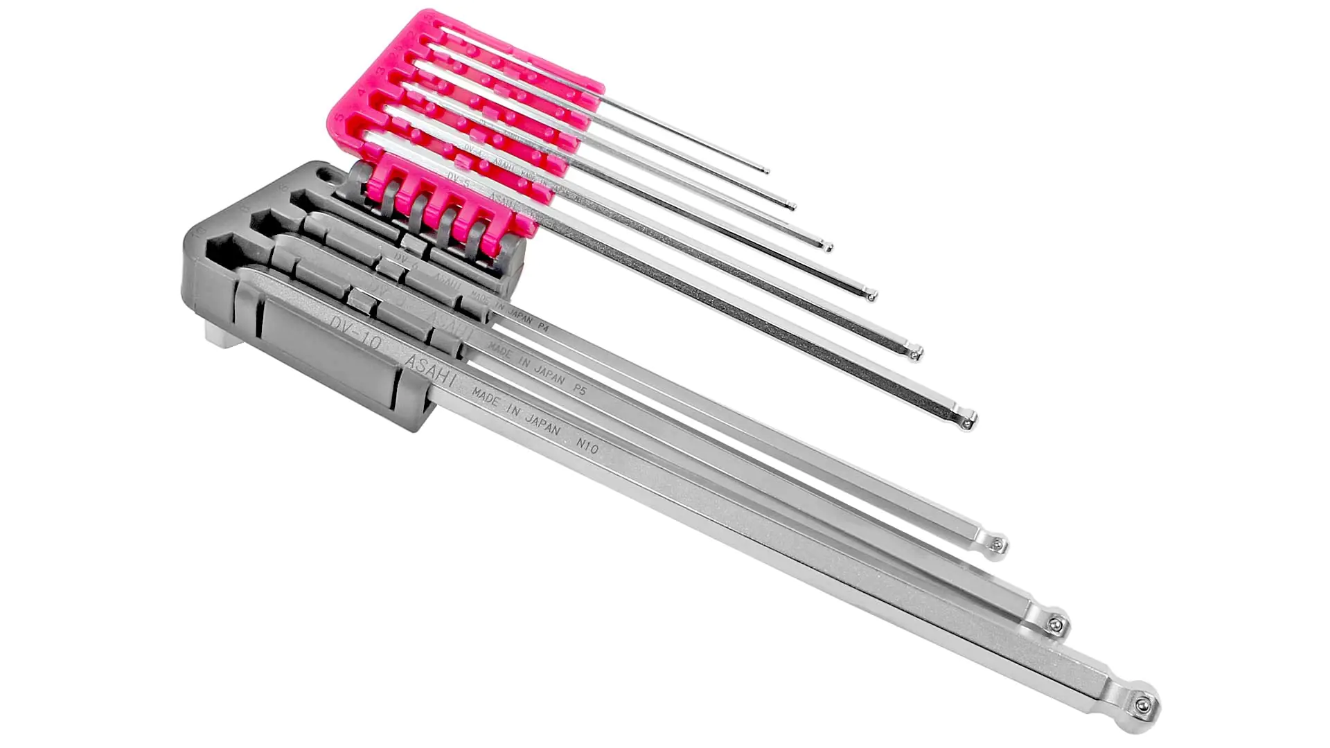 Ensemble de 9 Clés Allen Longues avec Bras Court 1.5-2-2.5-3-4-5-6-8-10 mm ASAHI Ensemble de 9 Clés Allen Longues avec Bras Court 1.5-2-2.5-3-4-5-6-8-10 mm ASAHI