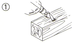 Supprimeur de Nœuds du Bois pour Nœuds de 5 à 25 mm Supprimeur de Nœuds du Bois pour Nœuds de 5 à 25 mm