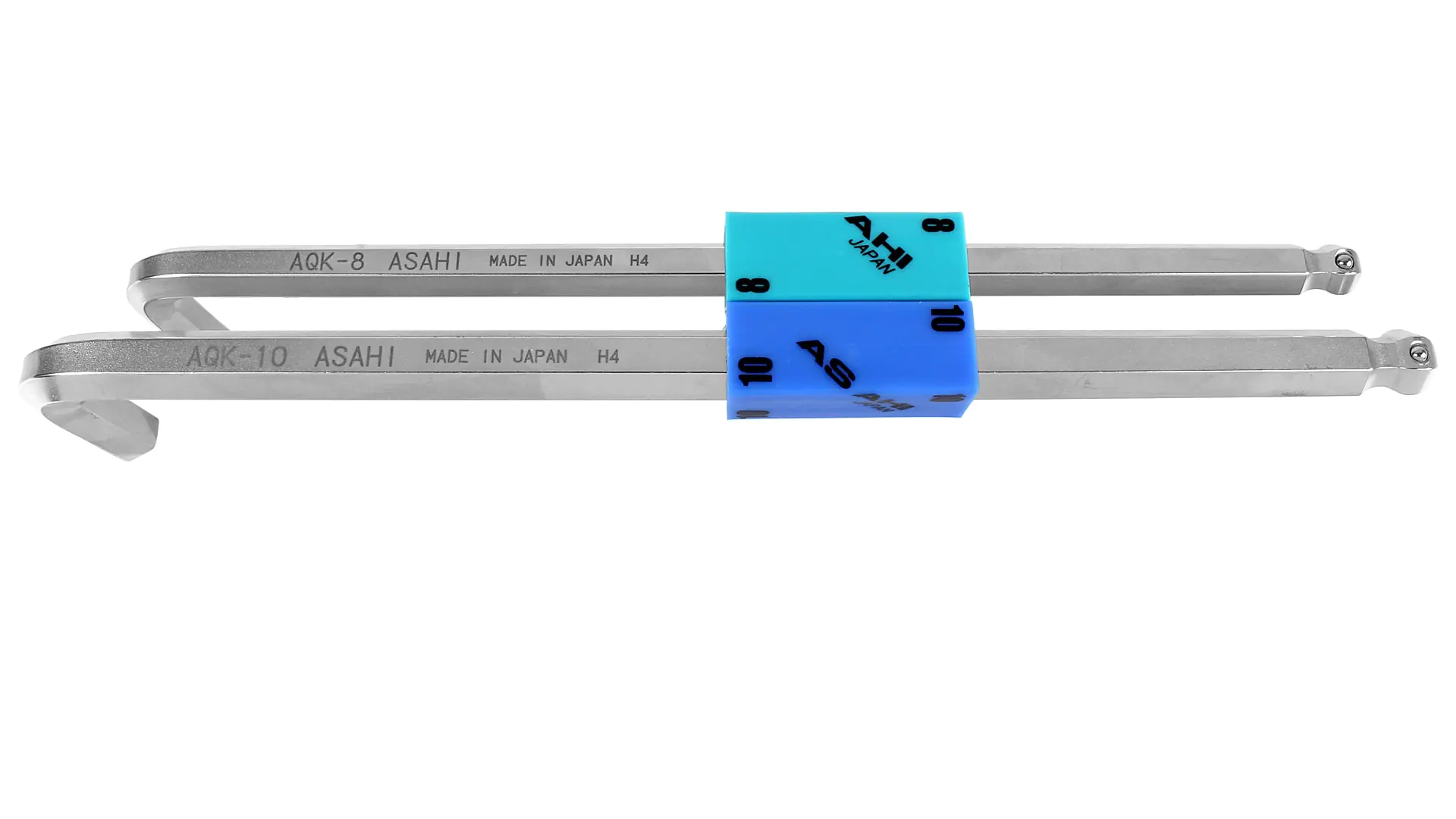 ASAHI clés hexagonales coudées avec fonction de maintien des vis et support pour clés hexagonales ASAHI clés hexagonales coudées avec fonction de maintien des vis et support pour clés hexagonales