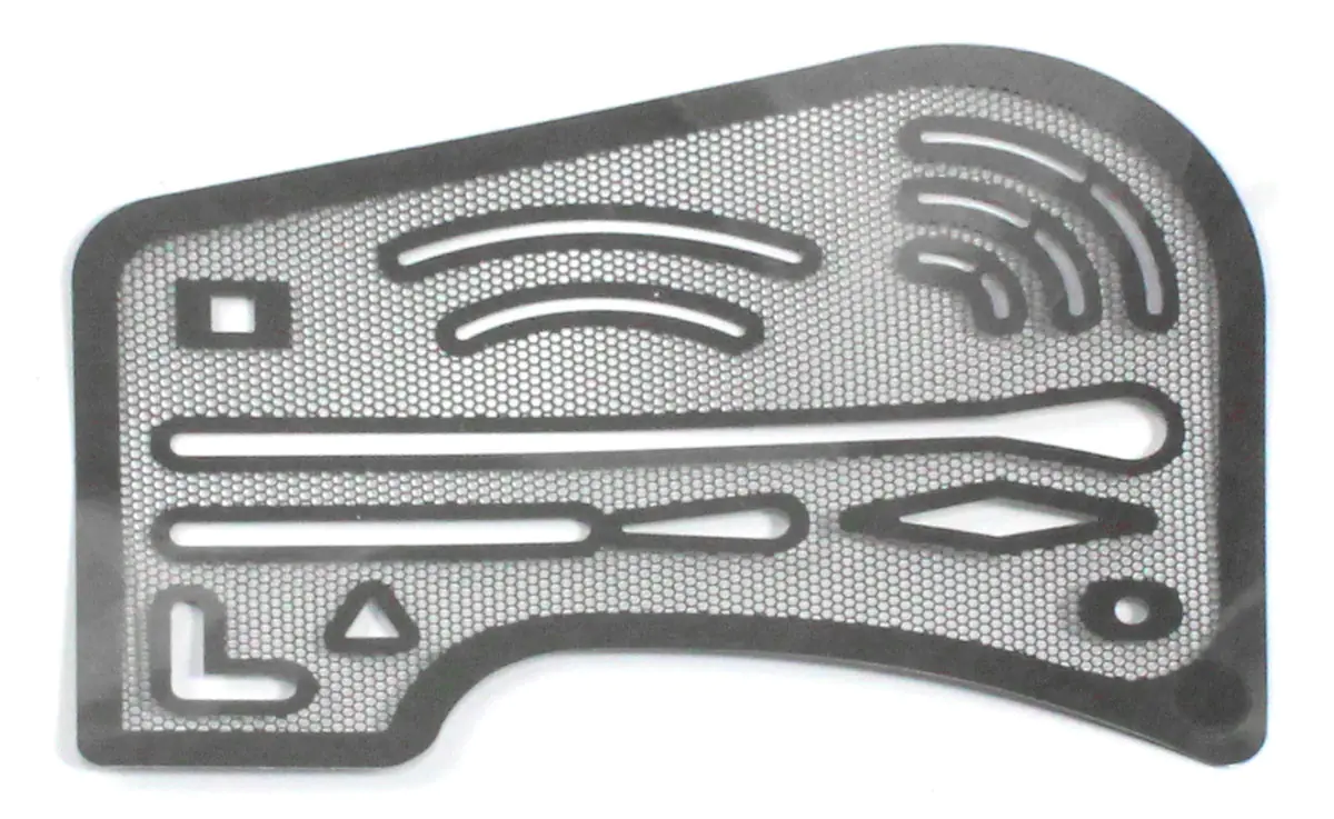 Protection de Gommage Ajourée en Acier Inoxydable SHINWA