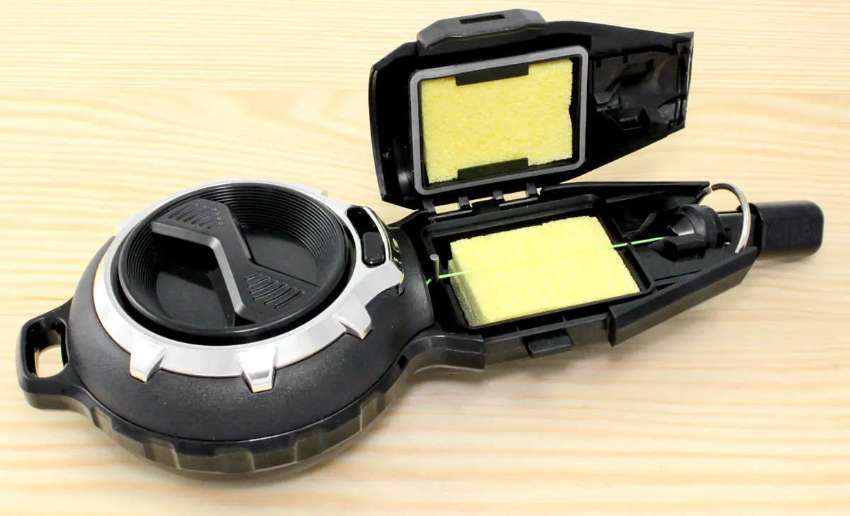 Fil de Marquage à l'Encre Pro Plus Noir Corde Fine avec Fonction de Rembobinage Automatique SHINWA Fil de Marquage à l'Encre Pro Plus Noir Corde Fine avec Fonction de Rembobinage Automatique SHINWA