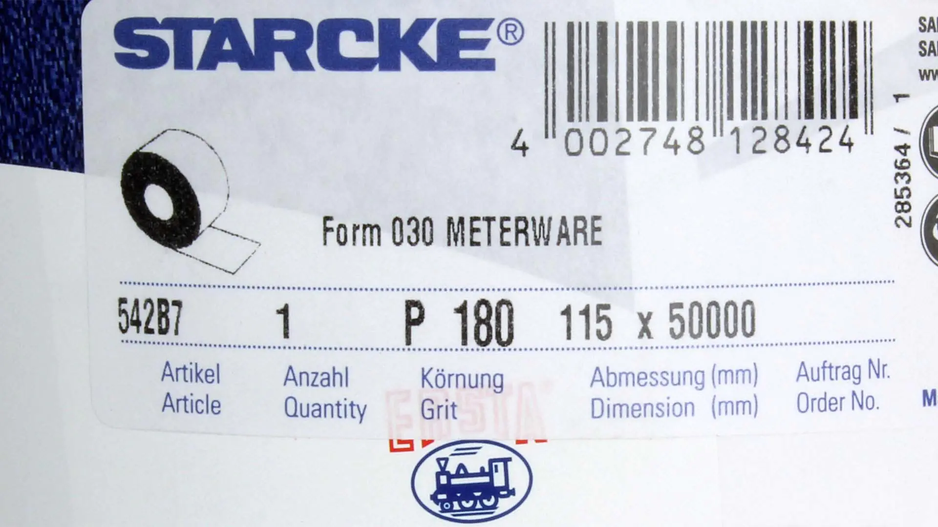 Papier Abrasif Sec pour Rouleau de Bois Largeur 115 mm Longueur 50 m P240 Papier Abrasif Sec pour Rouleau de Bois Largeur 115 mm Longueur 50 m P240