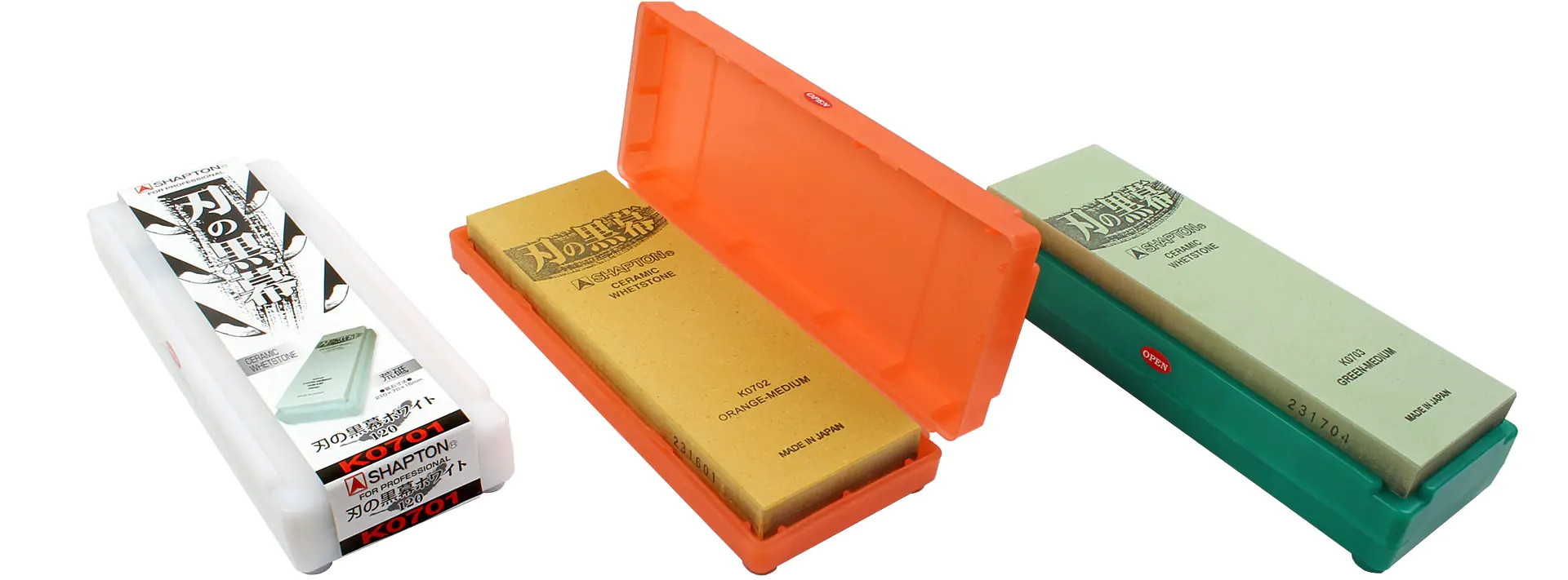 Pierre à Aiguiser Grain Gros 120 Blanc 210 x 70 x 15 mm Série Ha-no-kuromaku SHAPTON