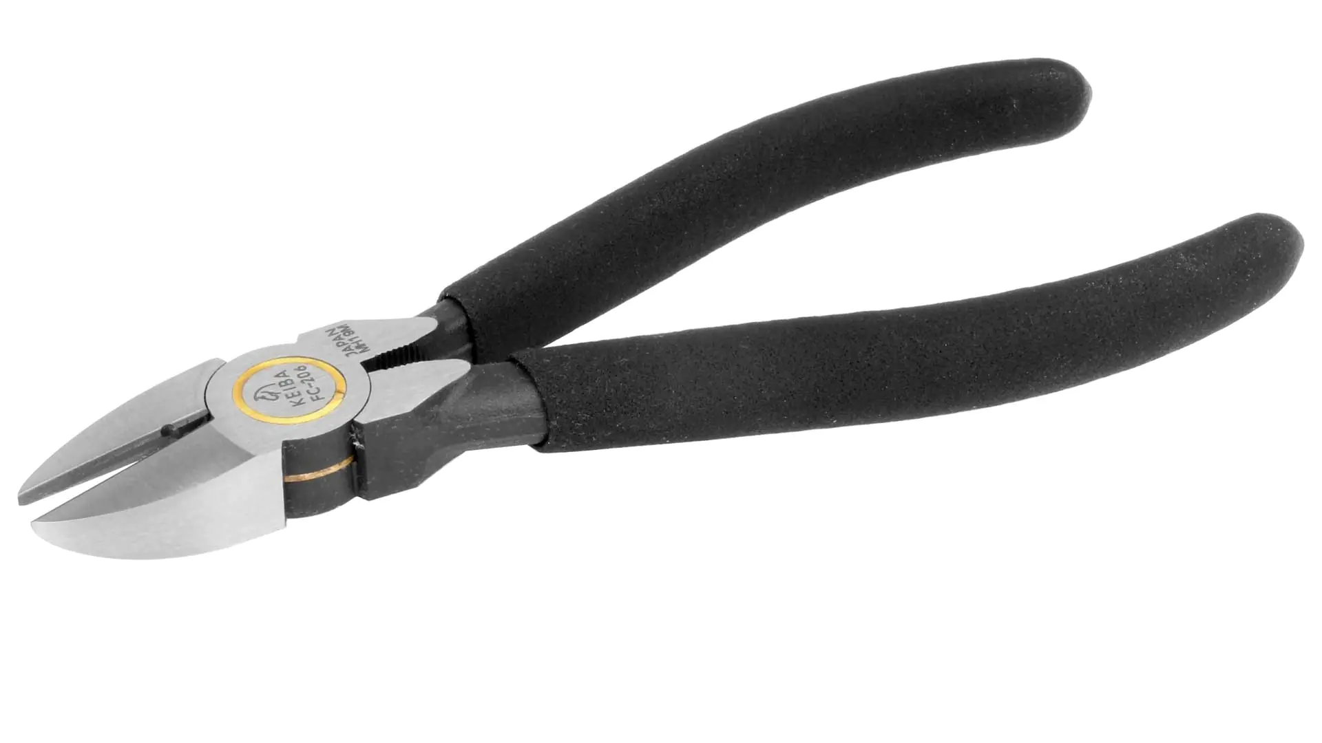 Pince Coupante Latérale Manche avec Revêtement en Plastique Longueur Totale 150 mm Série Haute Qualité KEIBA
