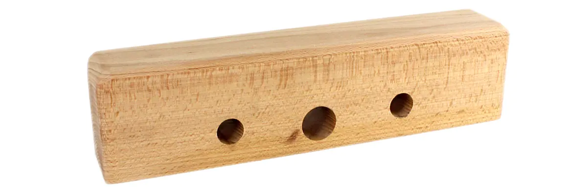 Mâchoire en Bois pour Petit Etau Avant York (sans trous pour crochets de banc) PINIE