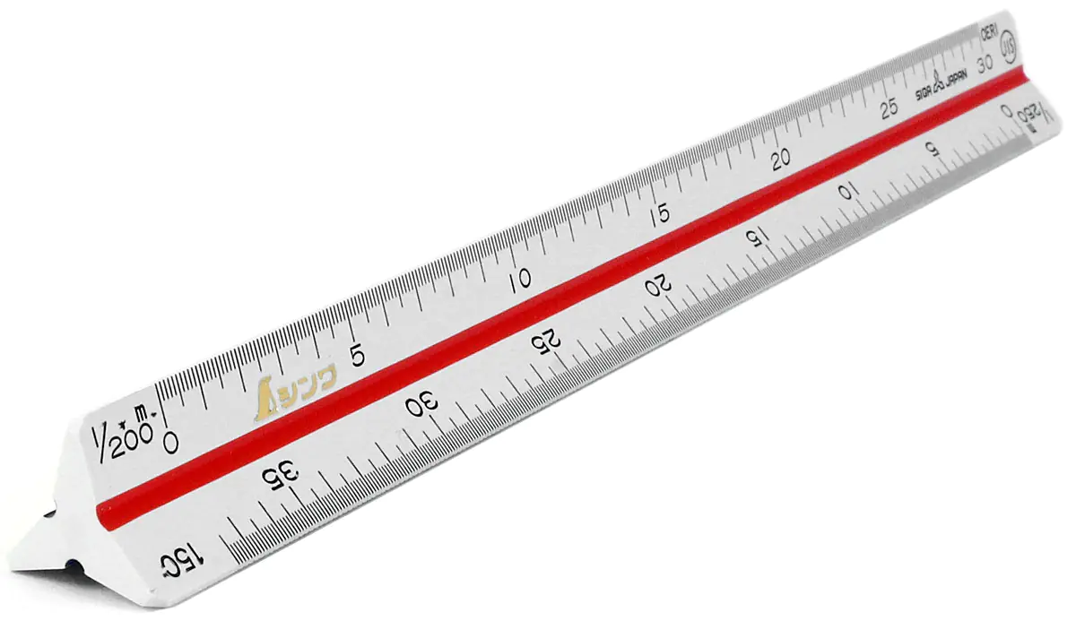 Règle triangulaire de SHINWA