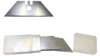Lot de 10 Lames de Rechange en Acier pour Couteau de sécurité (Cutter)