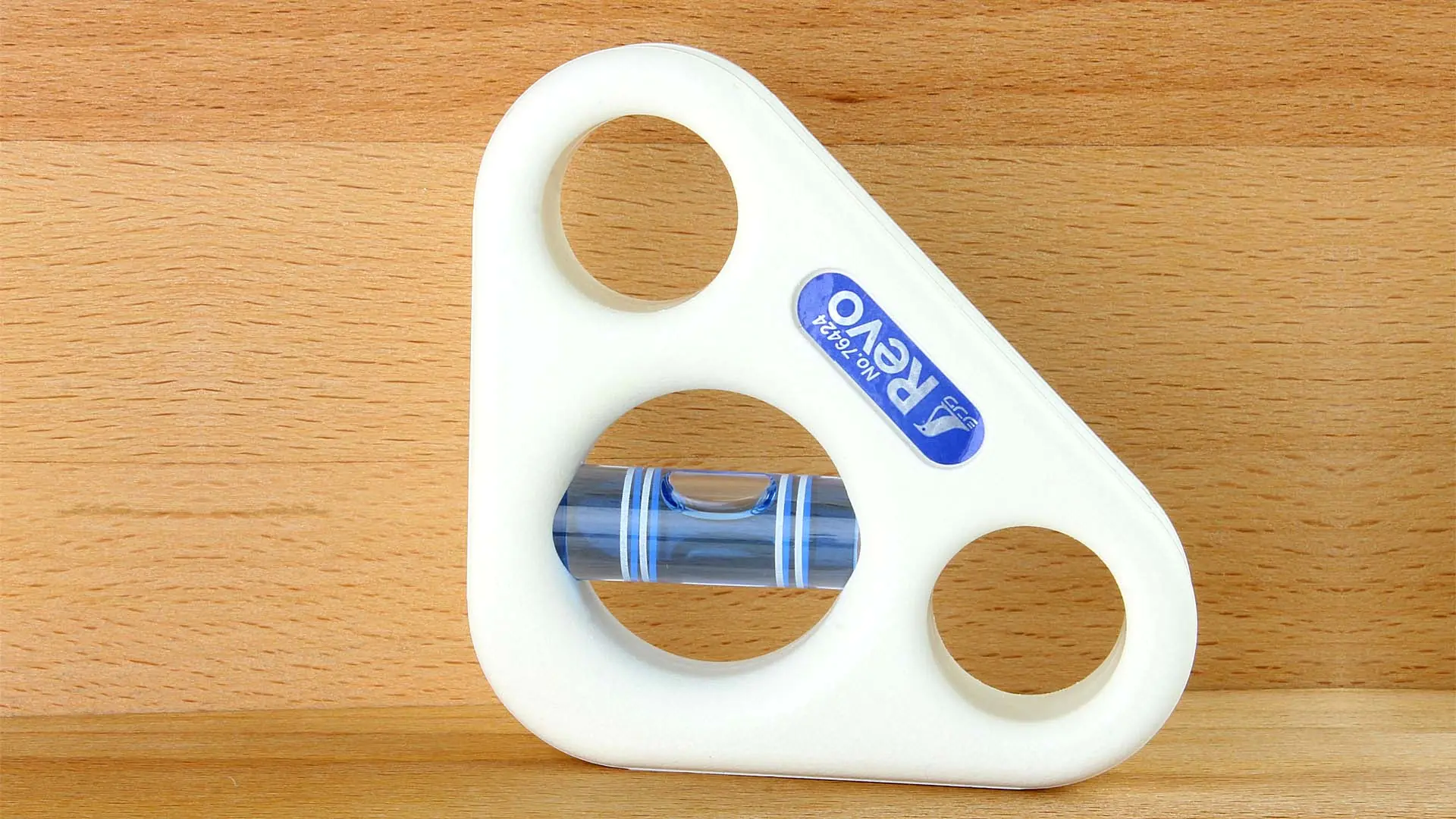Niveau à Bulle Pratique REVO Blanc avec Un Flacon SHINWA