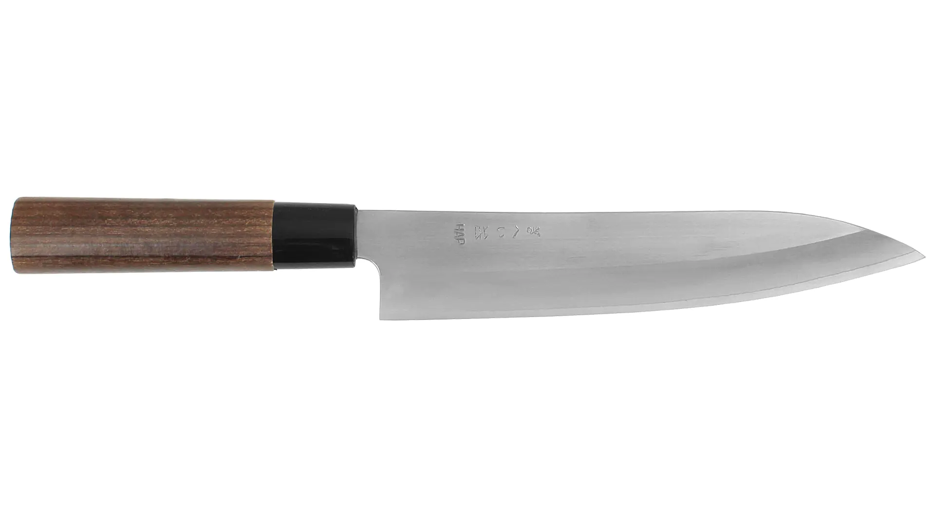 Kengata (Gyuto) Hocho 210 mm - Couteau Jap. Tout Usage fait en Poudre d'Acier Rapide  GIHEI