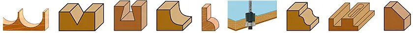Set of 12 Router Bits in plastic Box Profi FAMAG Set of 12 Router Bits in plastic Box Profi FAMAG