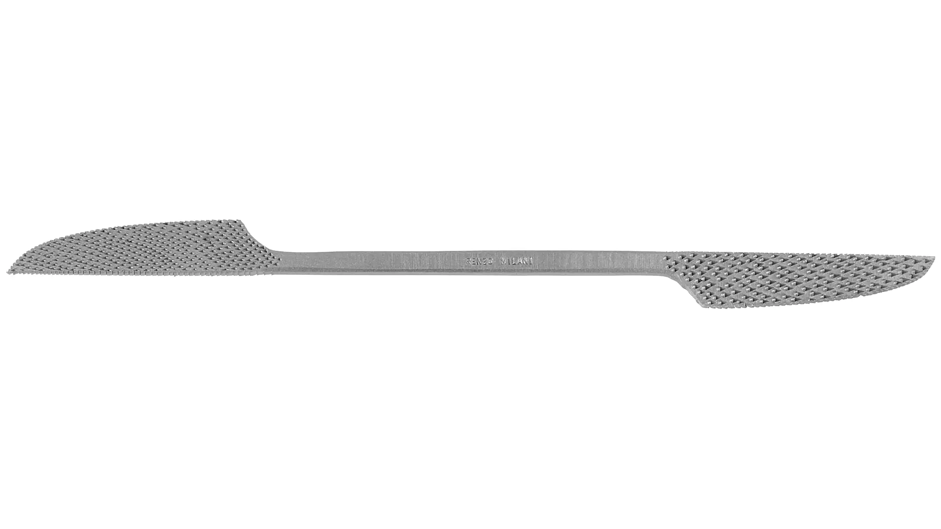 Râpe de Serrurier 25cm, Coupe 3 Arrondie des Deux Côtés Taillée à la main