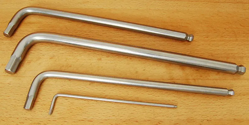 Clé Allen 3/32po x 112mm Inox WERA Clé Allen 3/32po x 112mm Inox WERA