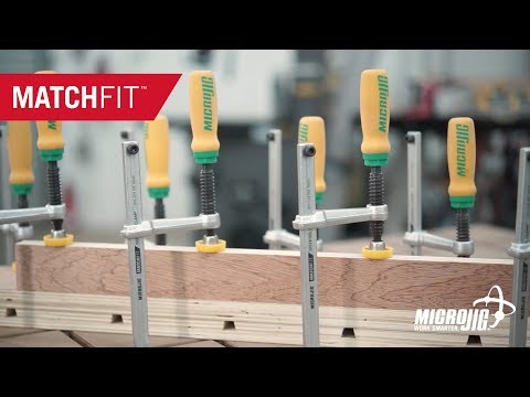 Paire de Serre-Joints MATCHFIT à Queues d'Aronde MICROJIG