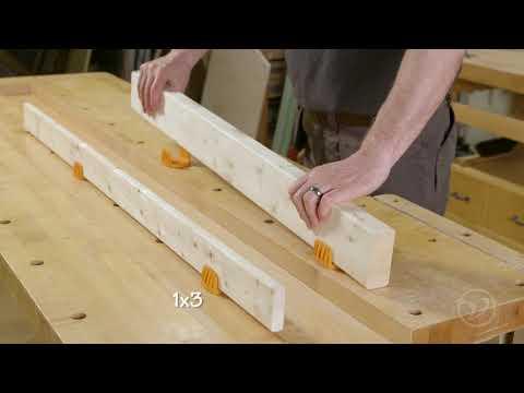 Kit de Plate-Forme avec 4 Supports pour Planches de 18 à 19 mm de Large et 4 Montants pour Trous de 19 - 20 mm VERITAS