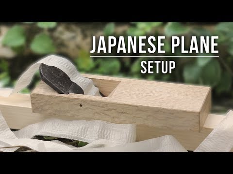 Rabot d'Etabli Japonais Lame de 50 mm Corps en Chêne Blanc de Qualité Economique