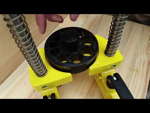 Support de Perçage Profondeur de Trou Max 310 mm avec Ressort de Rappel, Serre-Joints, Plaque de Guidage de Foret FAMAG