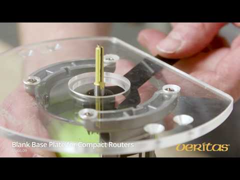 VERITAS Compact Router Base Plate, blank