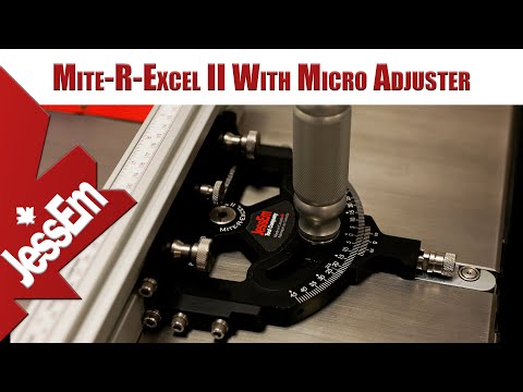 MITER EXCEL II Butée de coupe JESSEM avec réglage fin
